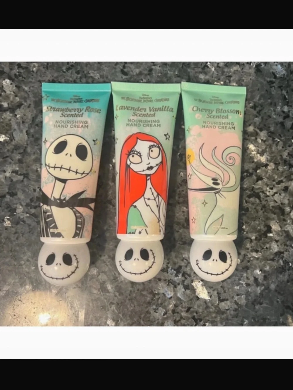 Disney Nightmare Before Christmas Hand Cream 3 Tubes New